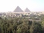 The Pyramids from the window